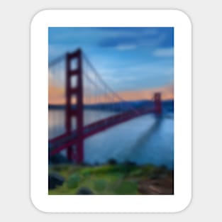 Golden Gate Bridge Sticker